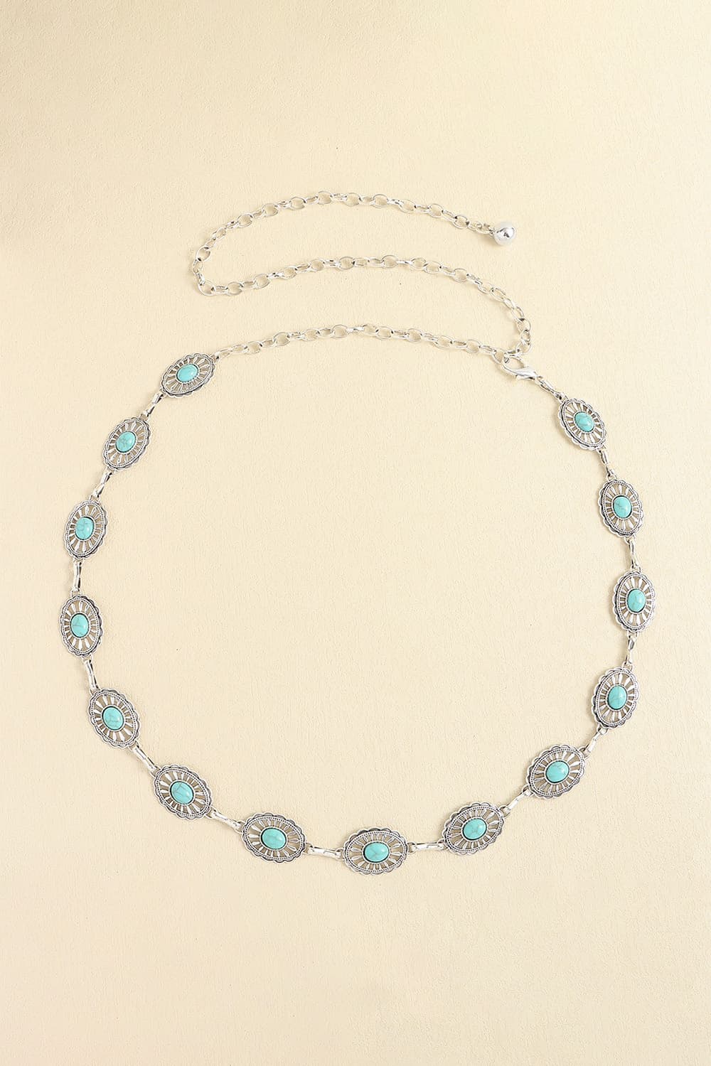 Atreoo – Vintage Turquoise Alloy Belt