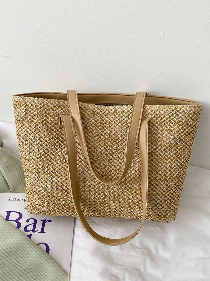 Atreoo – Solid Color Woven Tote Bag