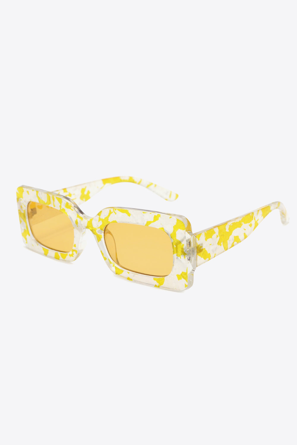 Atreoo – Tortoiseshell Rectangle Polycarbonate Sunglasses