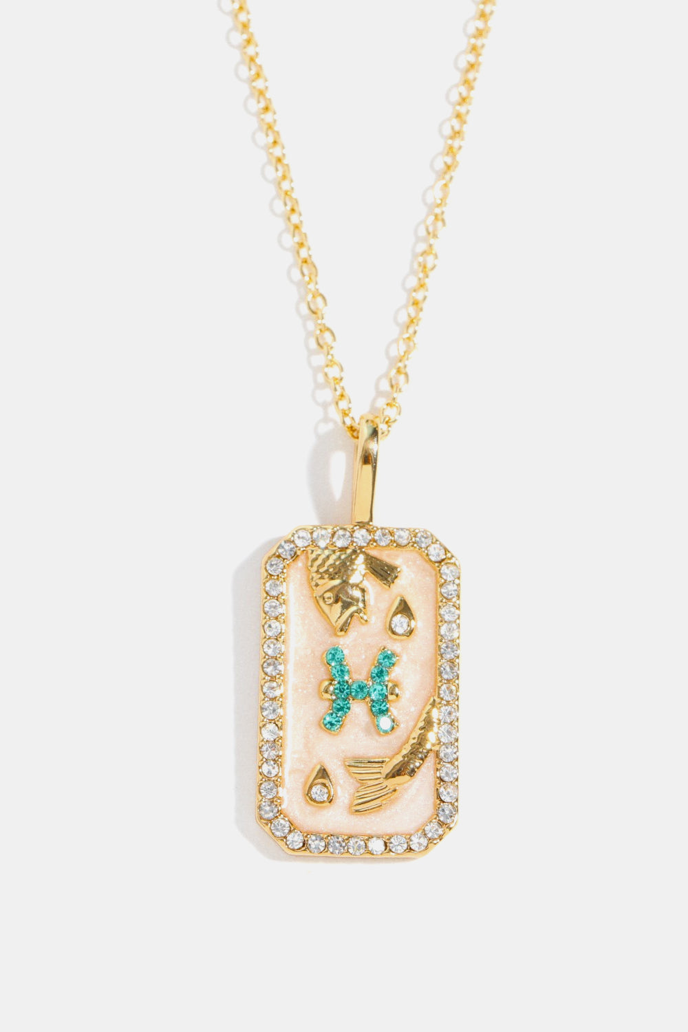 Atreoo – Rhinestone Constellation Pendant Copper Necklace