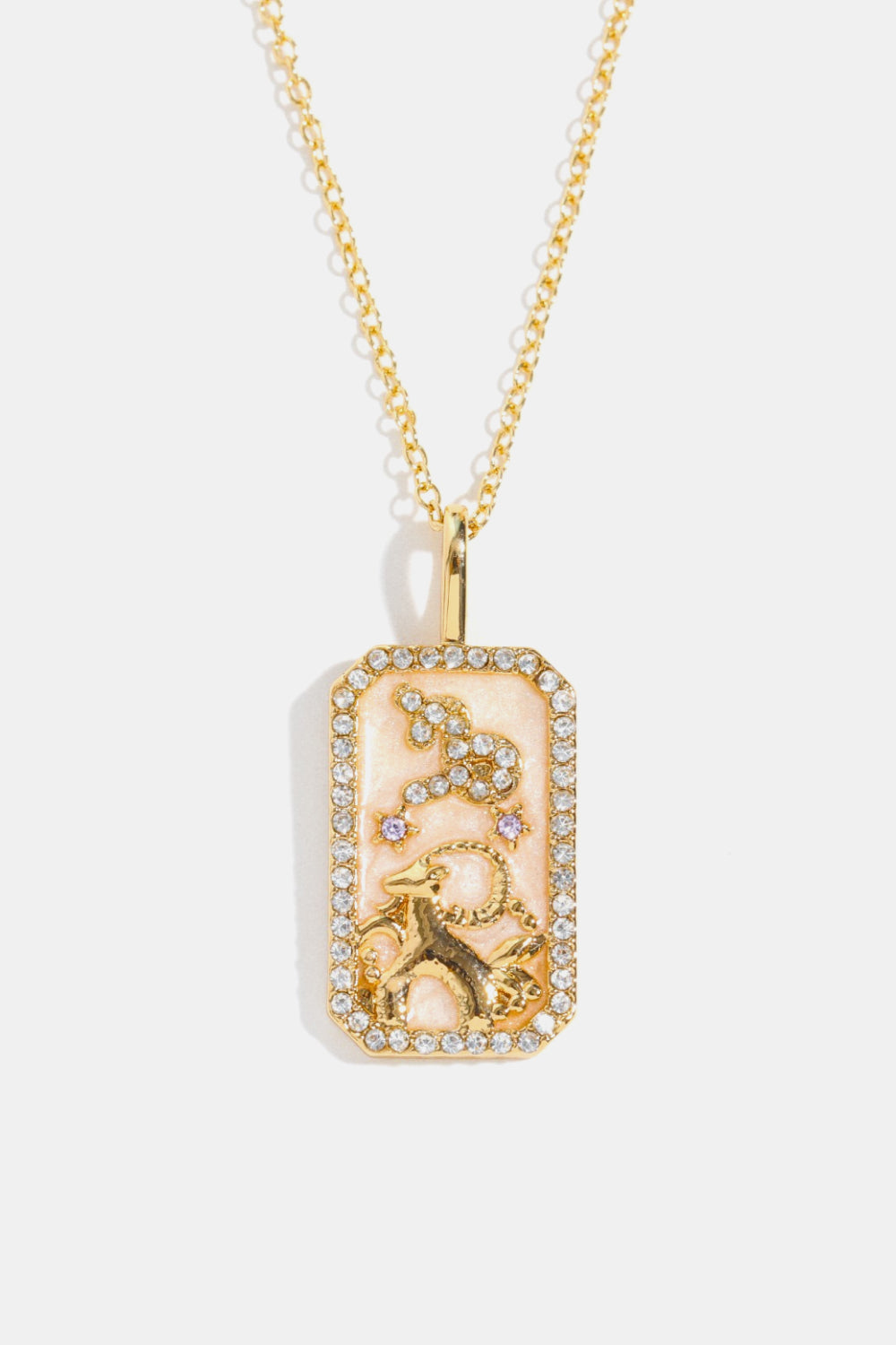 Atreoo – Rhinestone Constellation Pendant Copper Necklace