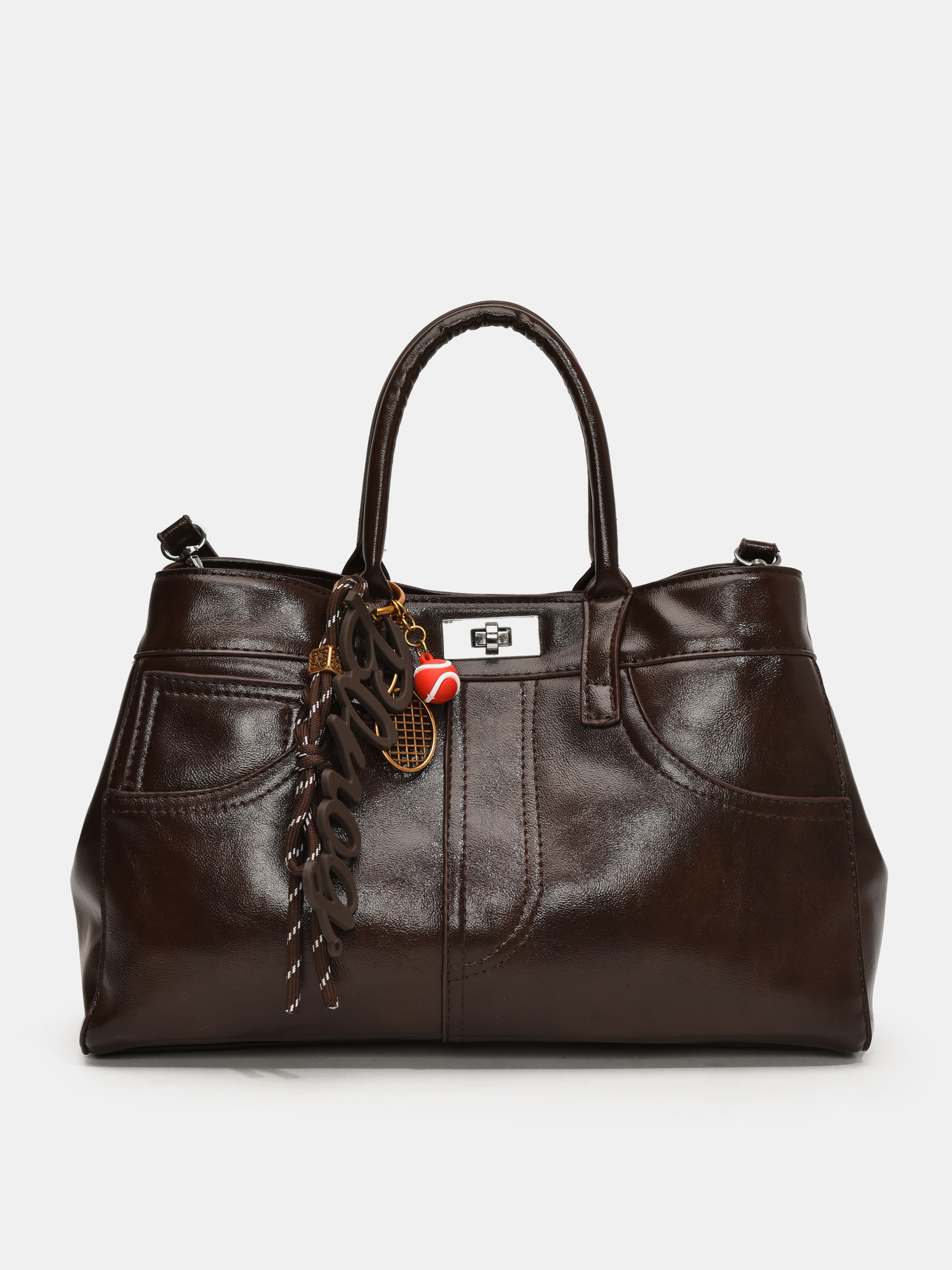 Atreoo – PU Leather Handbag with Pendant