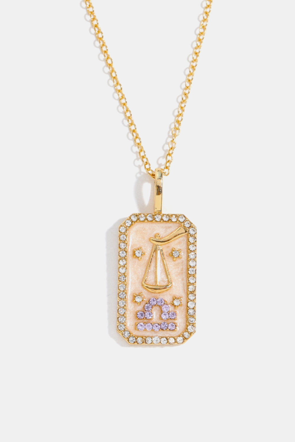 Atreoo – Rhinestone Constellation Pendant Copper Necklace