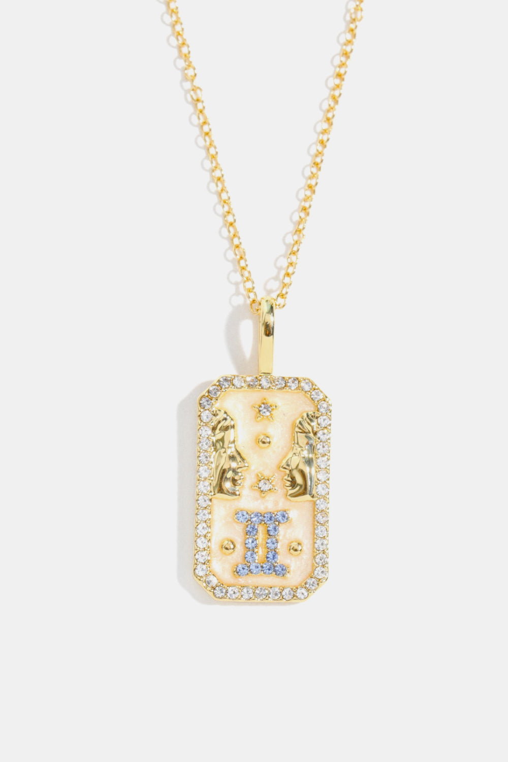 Atreoo – Rhinestone Constellation Pendant Copper Necklace